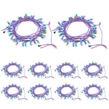 ALITOVE 12V 500pcs WS2811 Pixel Lights Addressable Programmable 328ft RGB LED Pixels String Light 12mm Diffused Dream Color Bullet Module Light Waterproof for Billboard House Halloween Christmas Decor
