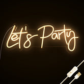 Neon Sign Lets Party
