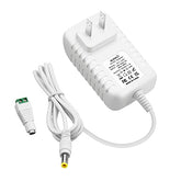 ALITOVE 24V 1A Power Supply - Universal 100~240V AC to DC Adapter, White