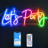 Lets Party Neon Sign