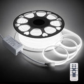 ALITOVE 100FT/30M Dimmable COB Led Strip Lights Outdoor Waterproof 110V~120V Daylight White 6000k with Remote - ALITOVE-Add Vivid Color to Life
