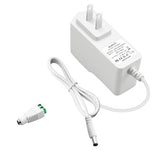 ALITOVE 5V 2A Power Supply Adapter - 5V 10W AC to DC, 5.5 x 2.5mm 2.1mm DC Tip, for WiFi Router LED Light, White - ALITOVE-Add Vivid Color to Life
