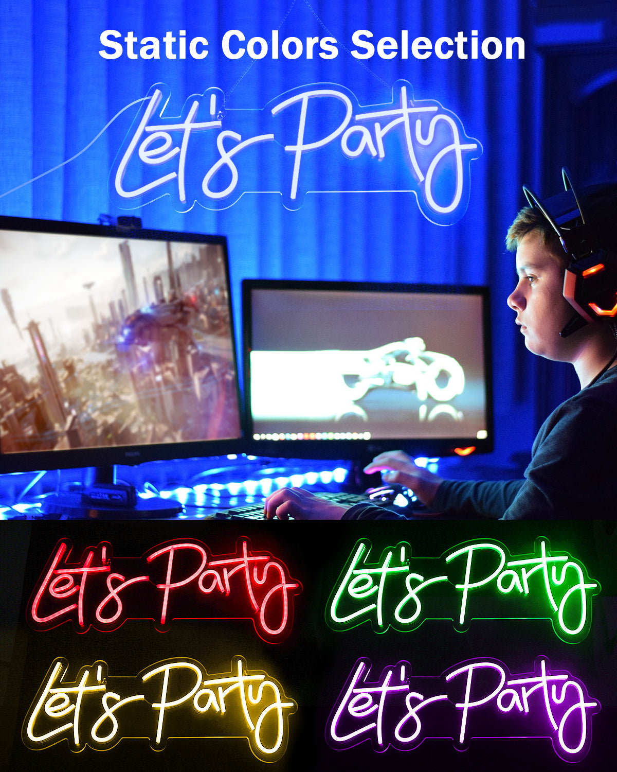 Lets Party Neon Sign