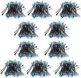 ALITOVE 50pcs 12V DC WS2811 LED Pixels - 12mm, Diffused Digital RGB Addressable, IP68 Waterproof - ALITOVE-Add Vivid Color to Life