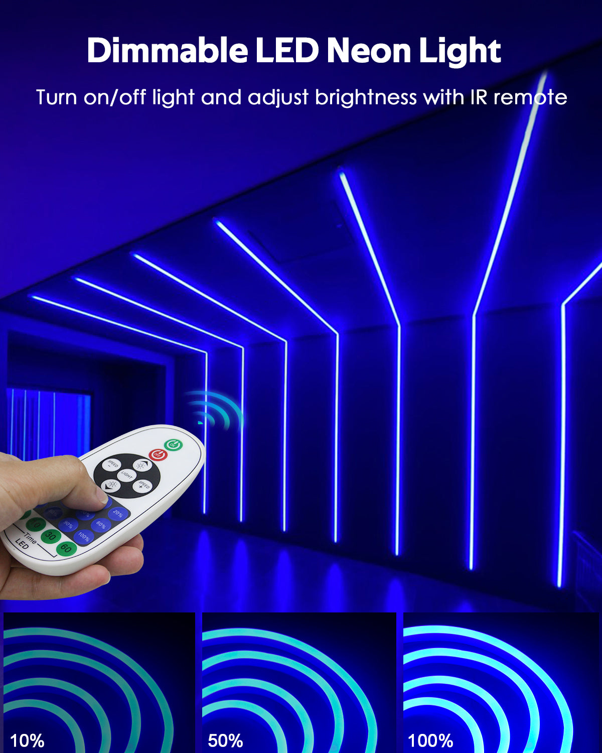 Blue Neon Rope Lights