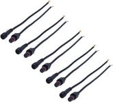 ALITOVE 5 Pairs 3 Pin IP65 Waterproof LED Connectors with 20cm 22AWG Cable - ALITOVE-Add Vivid Color to Life