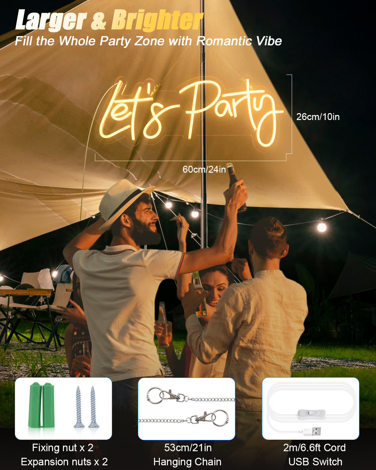 Neon Sign Lets Party