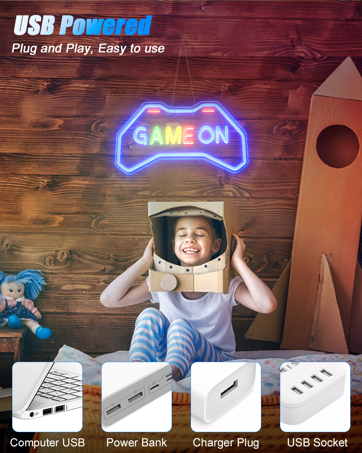 Neon Gaming Signs