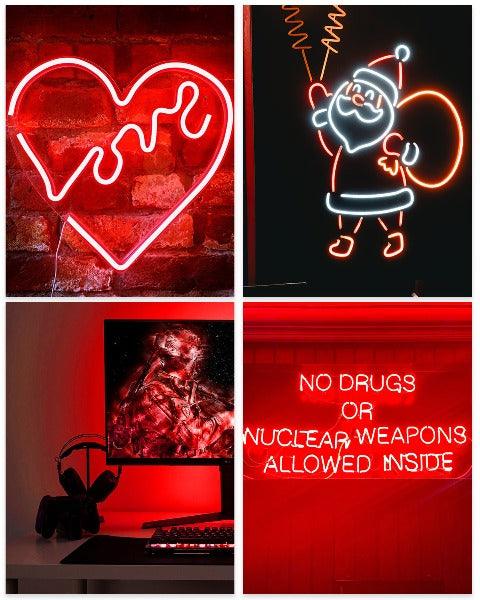 Red Neon Light