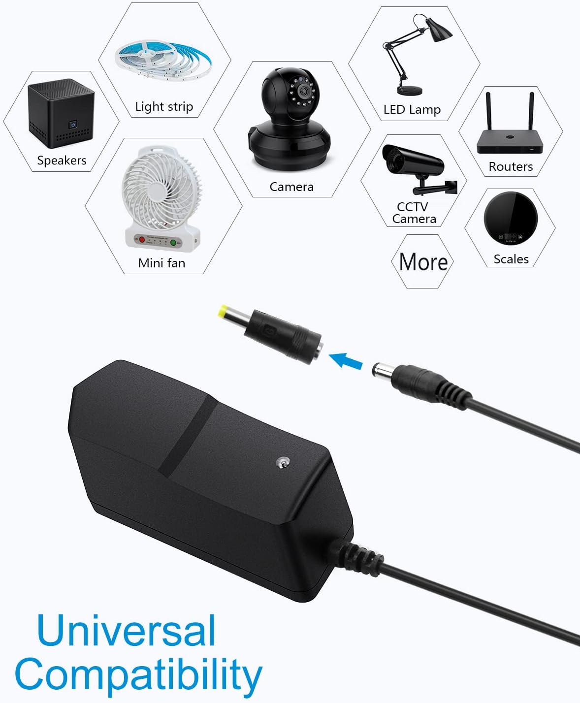 ALITOVE 5V 2A Power Adapter - 5V Power Supply with Tips - ALITOVE-Add Vivid Color to Life