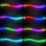 ALITOVE Addressable RGB PC LED Strip ARGB Magnetic PC Case Strip Light for ASUS Aura SYNC Gigabyte RGB Fusion MSI Mystic SYNC ASRock Polychrome RGB 3 pin 5V ADD Header Motherboard, 36cm 21 LED - ALITOVE-Add Vivid Color to Life
