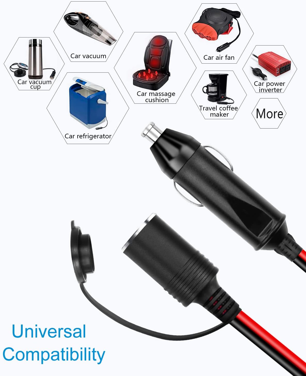Cigarette Lighter Extension Cord