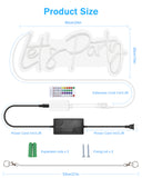 Lets Party Neon Sign