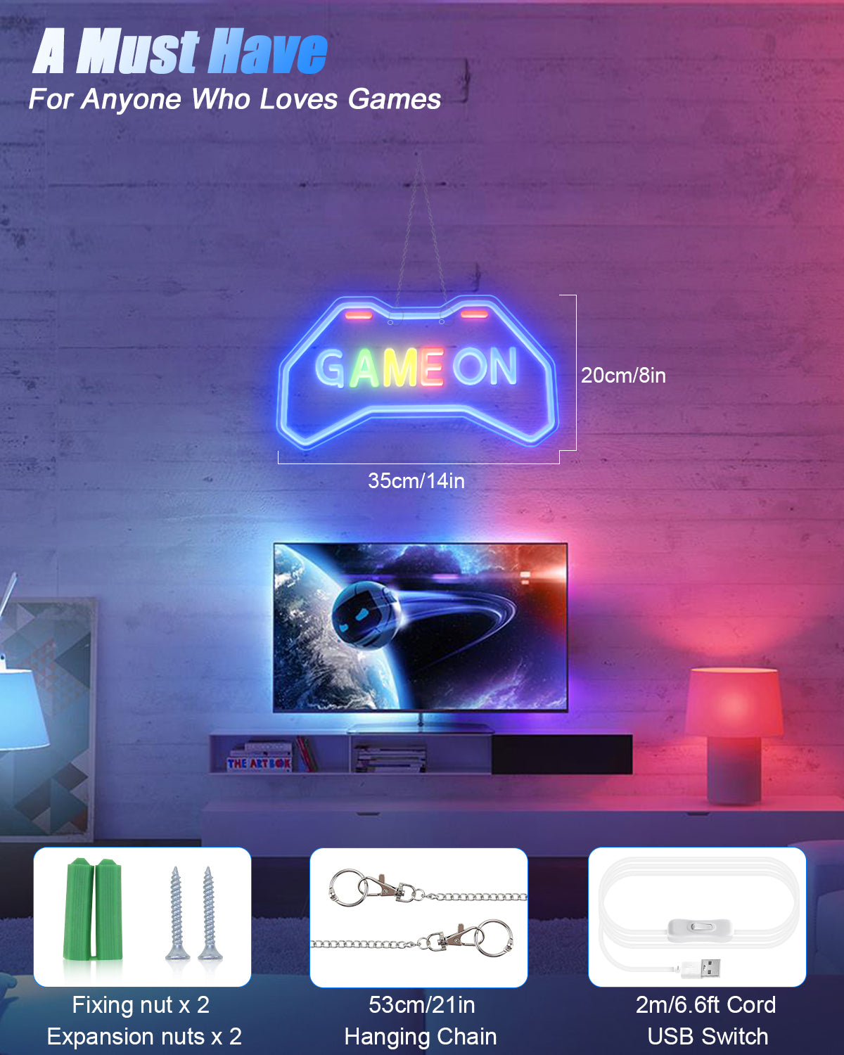 Neon Gaming Signs