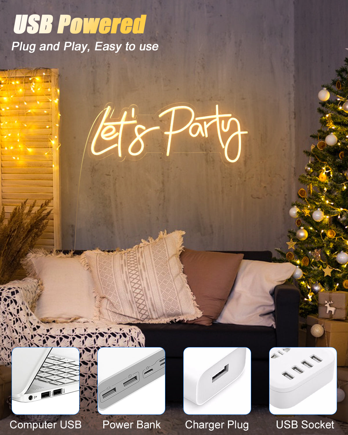 Neon Sign Lets Party