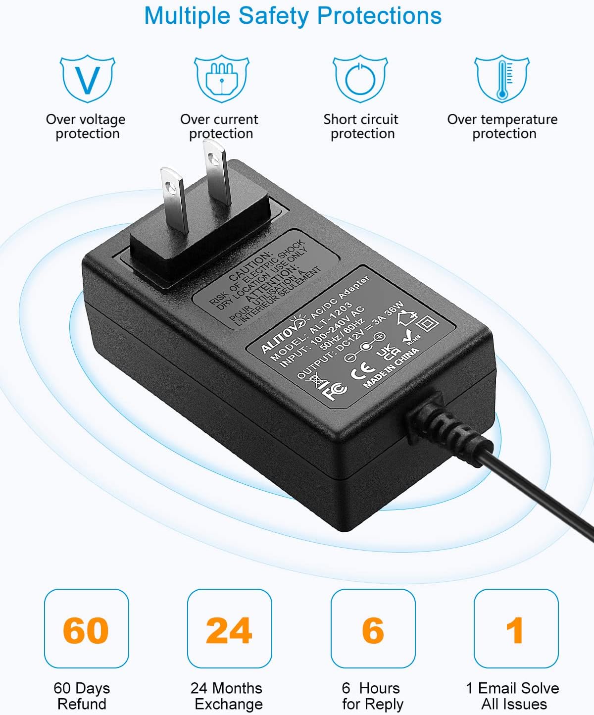 12V 3A Power Supply Adapter