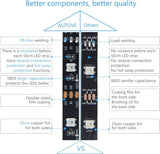 ALITOVE WS2812B LED Strip 16.4ft 150 LEDs Individually Addressable RGB LED Pixel Strip Lights 5050 SMD Dream Color Digital Programmable LED Lighting Waterproof IP67 Black PCB DC 5V for Decor Lighting - ALITOVE-Add Vivid Color to Life