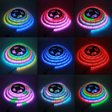 ALITOVE 16.4ft 300 LEDs WS2811 12V Addressable RGB LED Strip Lights with 3M VHB Heavy Duty Self-Adhesive Back - ALITOVE-Add Vivid Color to Life