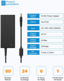 ALITOVE 5V 5A Power Supply Adapter - Versatile Power Solution for LED Pixel Strip Lights and More