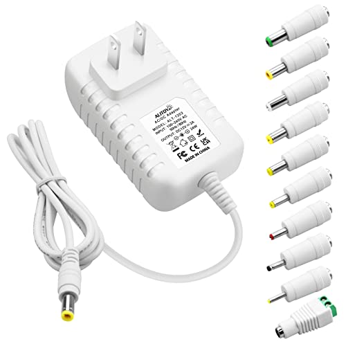 ALITOVE 12V Power Supply - 12V 2A 24W AC Adapter, White - ALITOVE-Add Vivid Color to Life