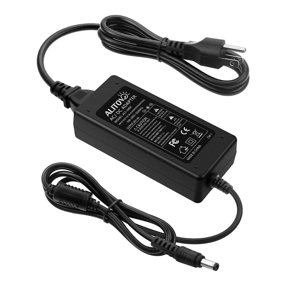 ALITOVE 24V 4A Power Adapter - Ideal for LED Strip Lights and Various Devices