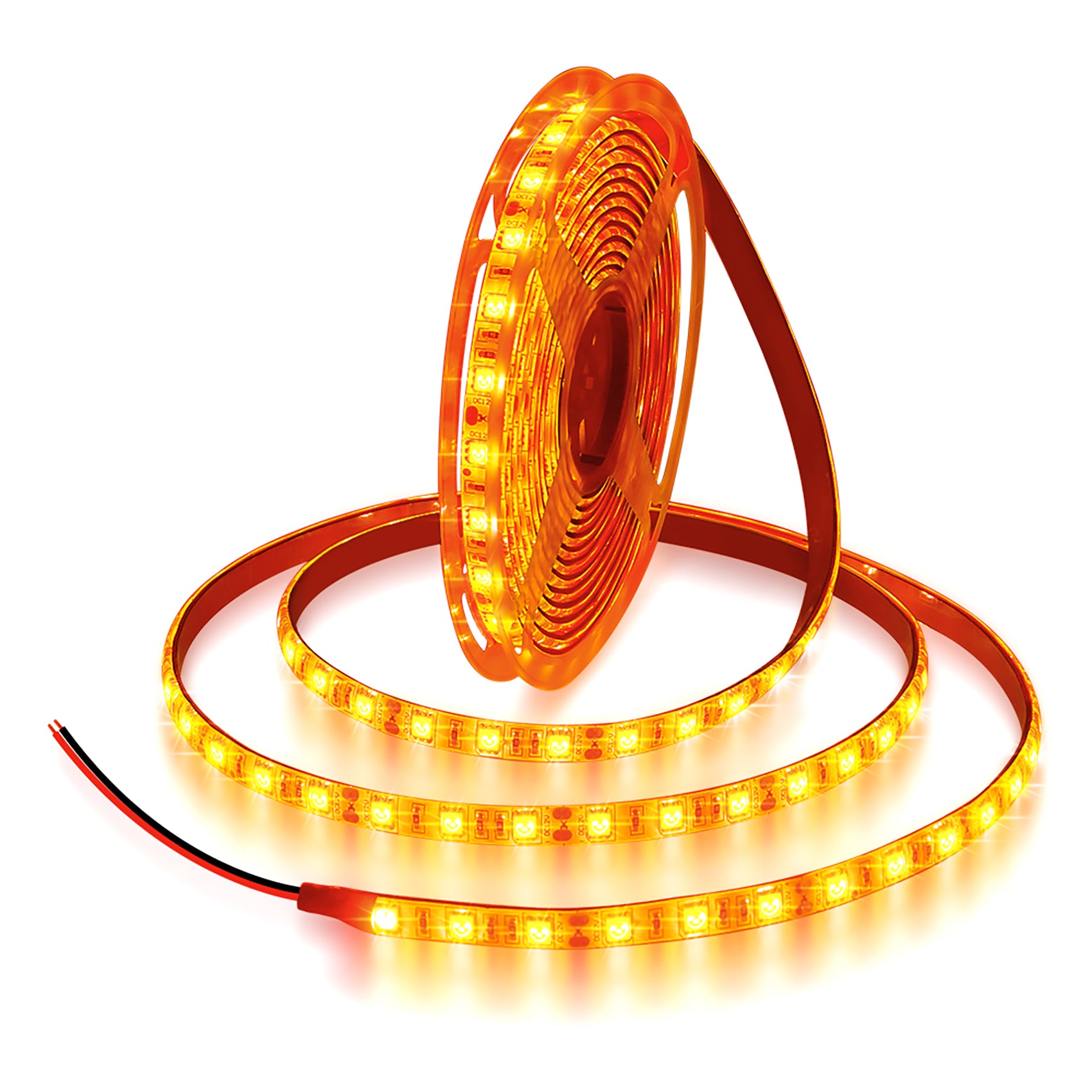 Led Orange Color ALITOVE Orange LED Strip Light - 16.4ft, 5050 SMD, 5M, 300 LEDs, Water ...