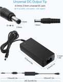 ALITOVE 5V 5A Power Supply Adapter - Versatile Power Solution for LED Pixel Strip Lights and More