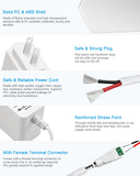 ALITOVE 12V 1A Power Adapter for Router and LED Strip - DC Power Supply