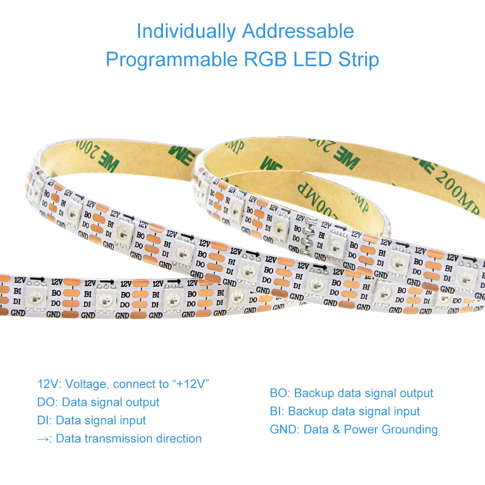 Addressible Led 4 Pin Addressable RGB LED Strip Light | Decor Lighting Strips | ALITOVO ...
