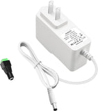 ALITOVE 5V 2A Power Supply Adapter - 5V 10W AC to DC, 5.5 x 2.5mm 2.1mm DC Tip, for WiFi Router LED Light, White - ALITOVE-Add Vivid Color to Life