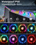 ALITOVE WS2811 RGB LED Pixels - Individually Addressable, 12mm Diffused Digital Full Color Modules, 12V, 50 pcs, IP68 Waterproof - ALITOVE-Add Vivid Color to Life
