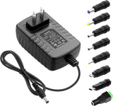 ALITOVE 5V 3A Power Adapter with Multi Tips - Perfect for Raspberry Pi and USB Devices - ALITOVE-Add Vivid Color to Life