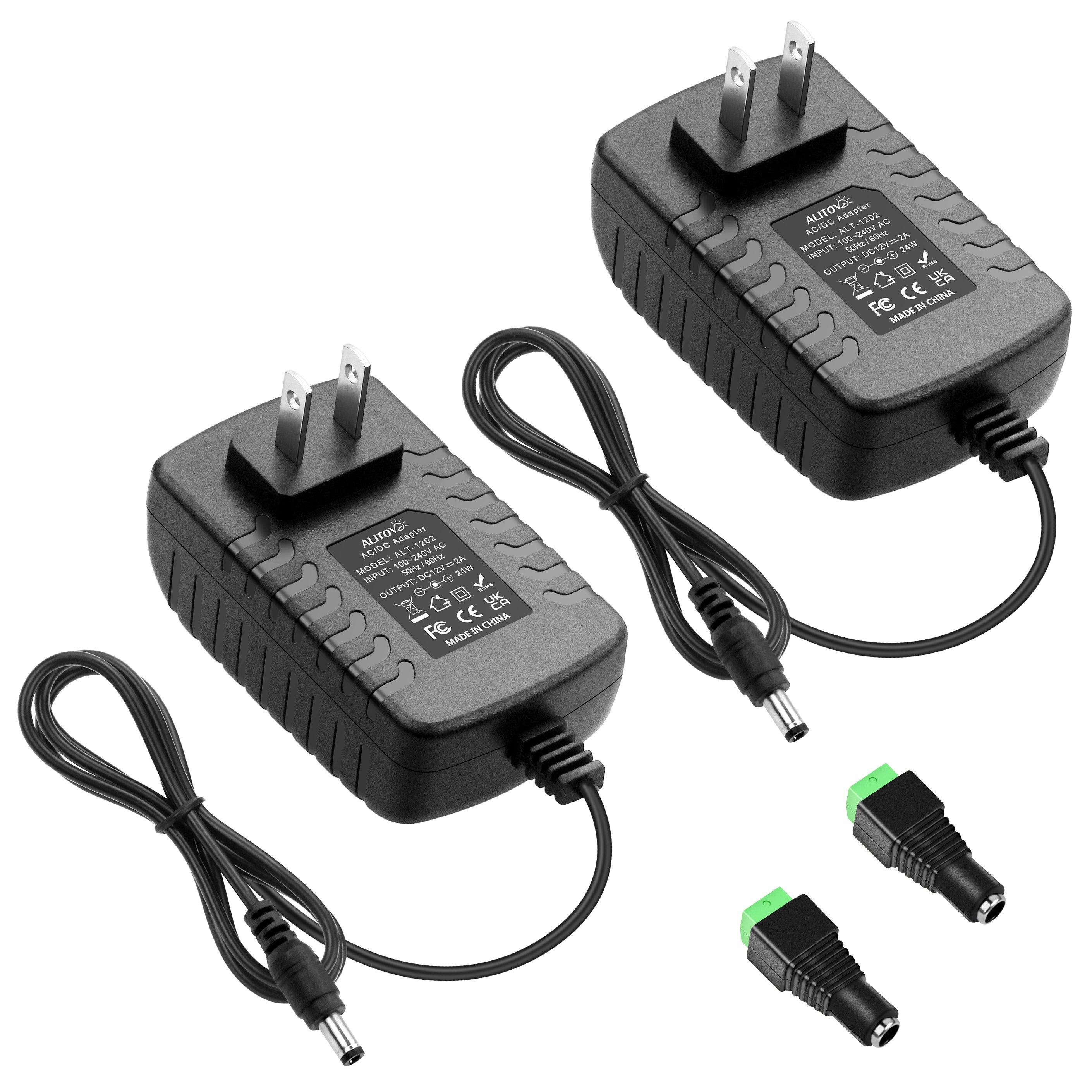 Led Adapter 12V 2A AC DC Adapter | DC Power Supply for LED Strip | ALITOVE ...