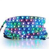 ALITOVE WS2811 12V RGB Addressable LED Strip - 16.4ft Dream Color Waterproof IP65 with 3M VHB Heavy Duty Self-Adhesive Back - ALITOVE-Add Vivid Color to Life